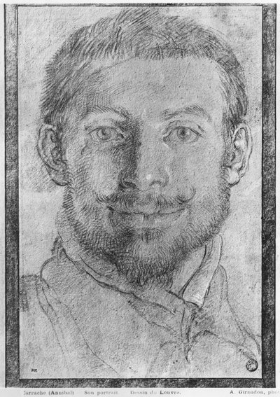 Self portrait by Annibale Carracci